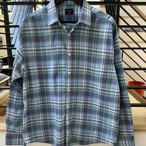 Untuckit Men’s cotton plaid shirt size XL
